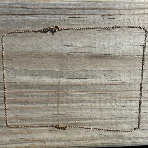 Catbird Accessories - RARE Catbird Tiniest Love Choker Necklace 14K Gold